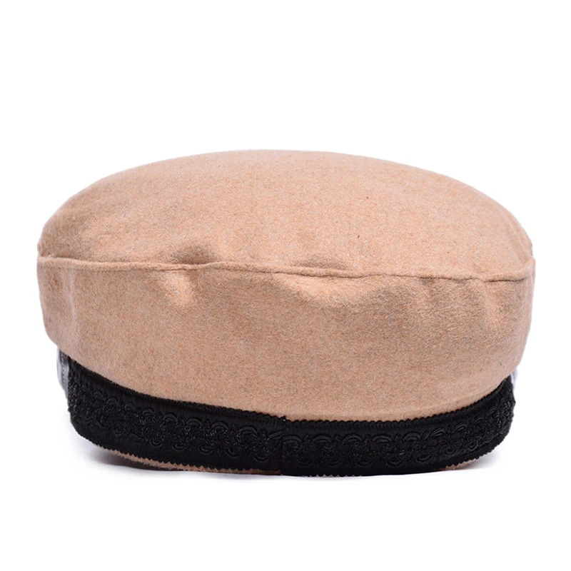SMANGET New Fashion Crown Button Berets Women Warm Winter Hats French Style Thicken Wool Knitted Hat For Female Sports Bonnet | Аксессуары