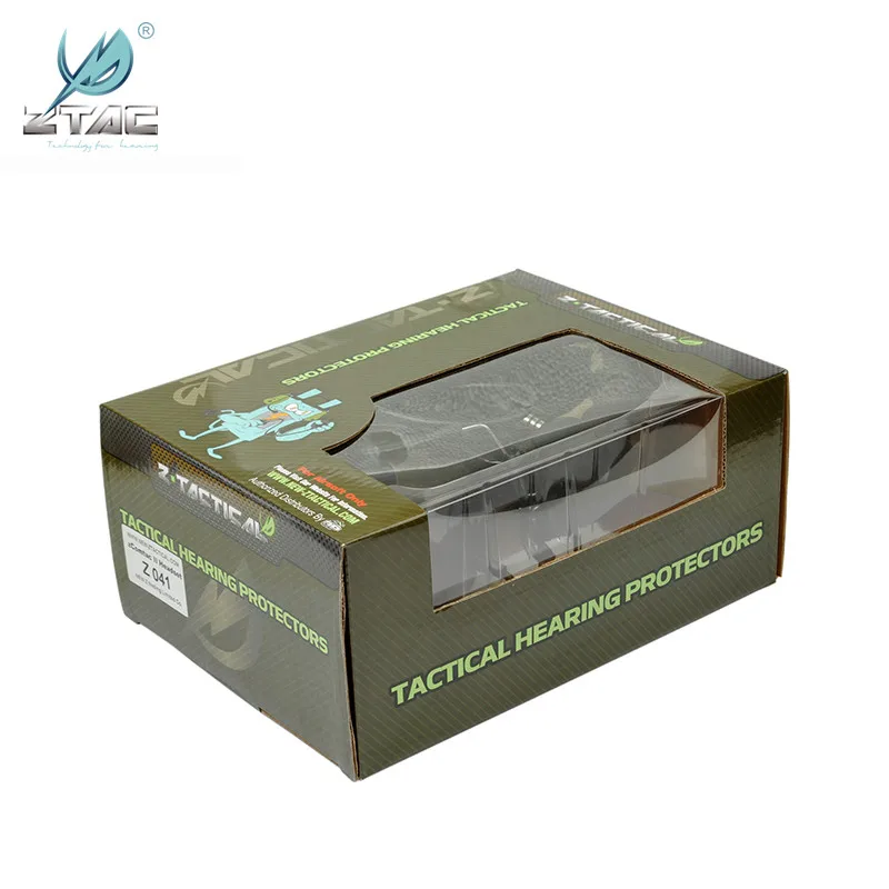 Тактические наушники Ztac Comtac II авиационные активные с защитой от шума для охоты