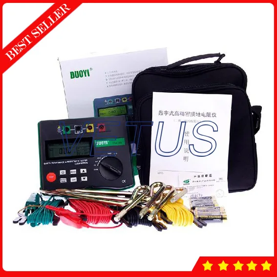 4 конечный цифровой тестер сопротивления грунта DY4300 почвы|ground resistance tester|resistance