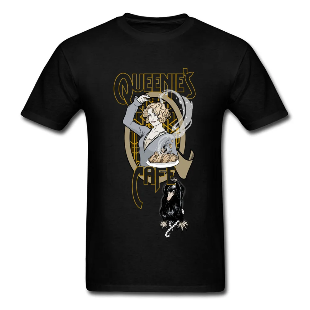 Queenies кафе футболка Фантастические звери где найти топы мужская черная