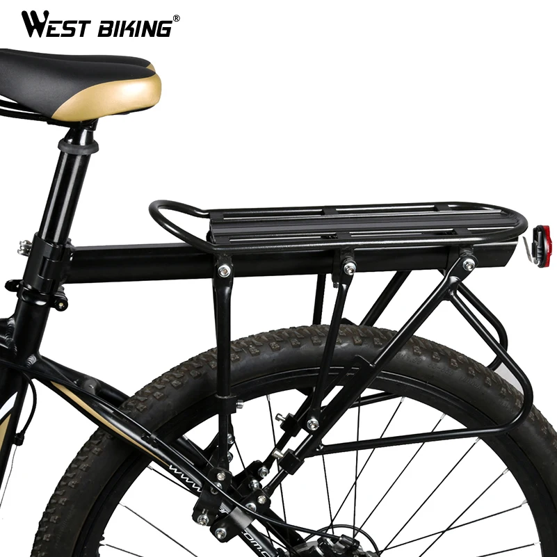 WEST BIKING велосипеда Чемодан перевозчика грузов 140 кг Max Велоспорт Алюминий стойка