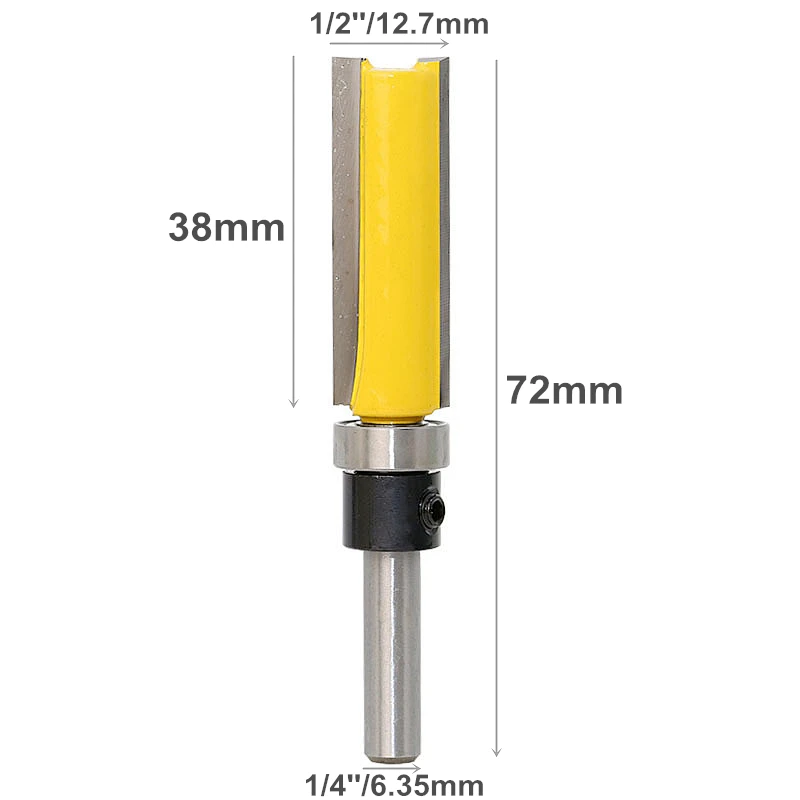 Фрезерный станок для обработки древесины 1 шт. фреза с хвостовиком 1/4''| |