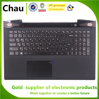 Новинка для lenovo Y50-70 Y50-80 Y50P Y50P-70 ЖК-задняя крышка/ЖК-передняя рамка/верхний чехол для рук/нижний чехол - Цвет: Золотой