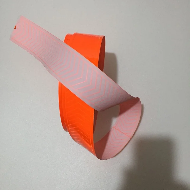High Visibility Reflective Warning Fluorescent Orange PVC Tape Reflective Safety Vest Strips