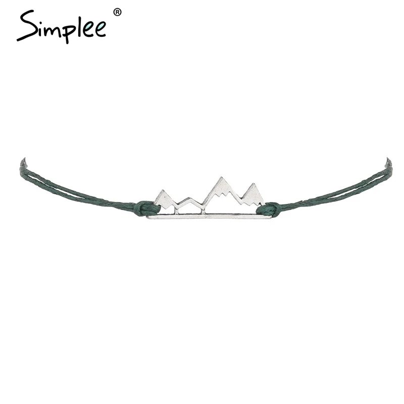 Женский многоуровневый браслет ремешок Simplee Дамские аксессуары в винтажном