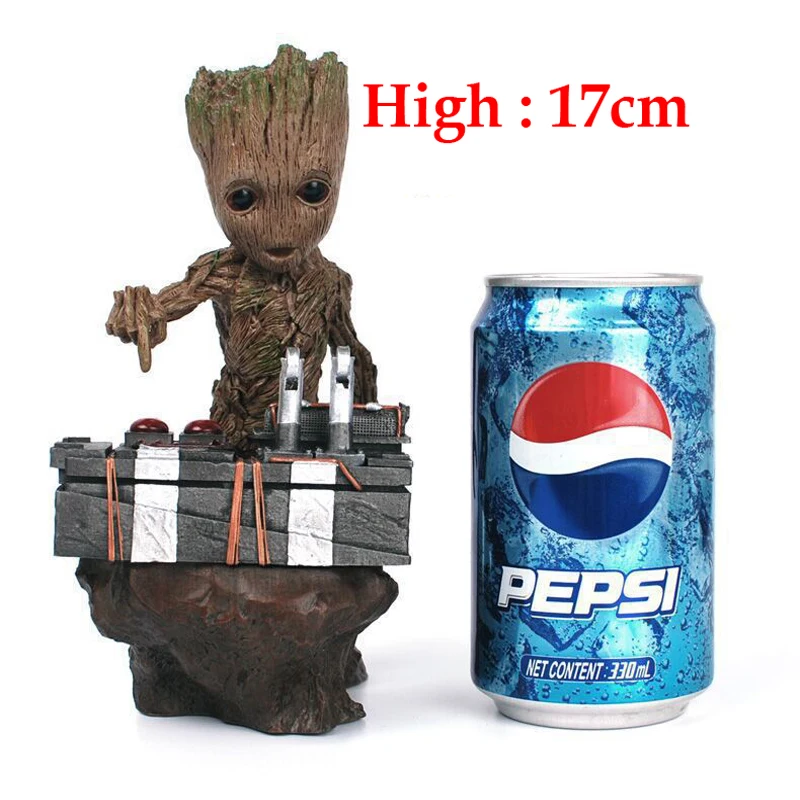 Guardians 2 DJ Baby The Tree Man фигурка Коллекционная модель игрушки 17 см Фигурки из смолы|model