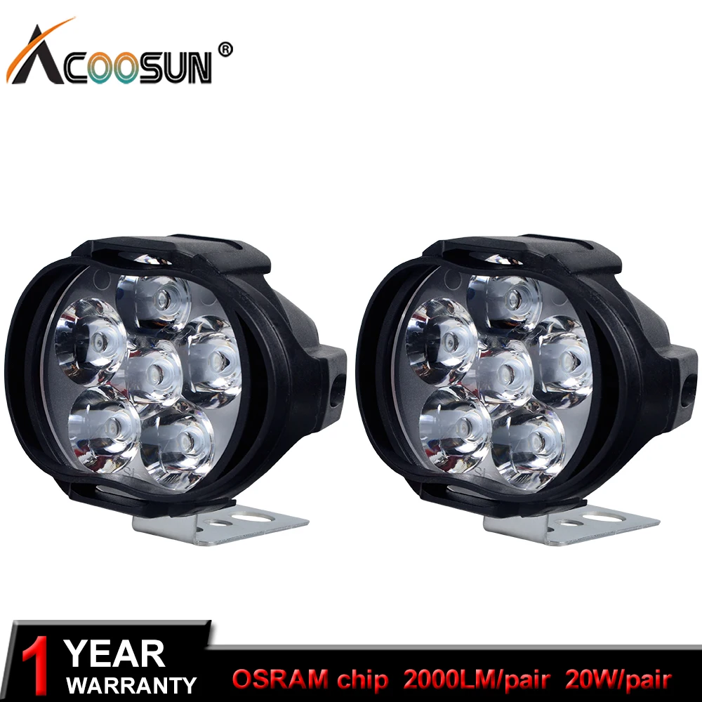 Светодиодсветильник фара для мотоциклов AcooSun 6000 лм К 12 В|light 12v|light ledlight led light |