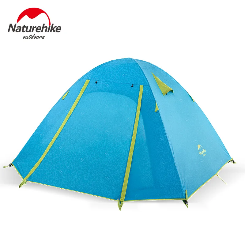 Naturehike 2 3 4 Person Outdoor Recreation Camping Tent Season Double Layer Waterproof for Backpacking Hiking Car | Спорт и