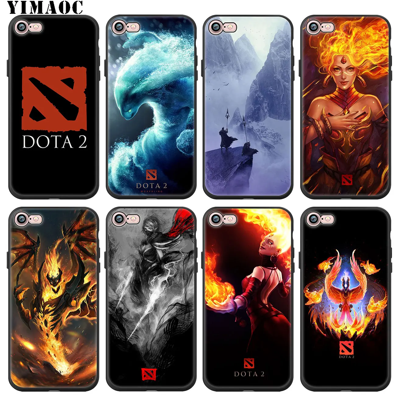 Мягкий силиконовый чехол YIMAOC dota 2 с логотипом для iPhone 11 Pro XS Max XR X 6 6S 7 8 Plus 5 5S SE 10 из