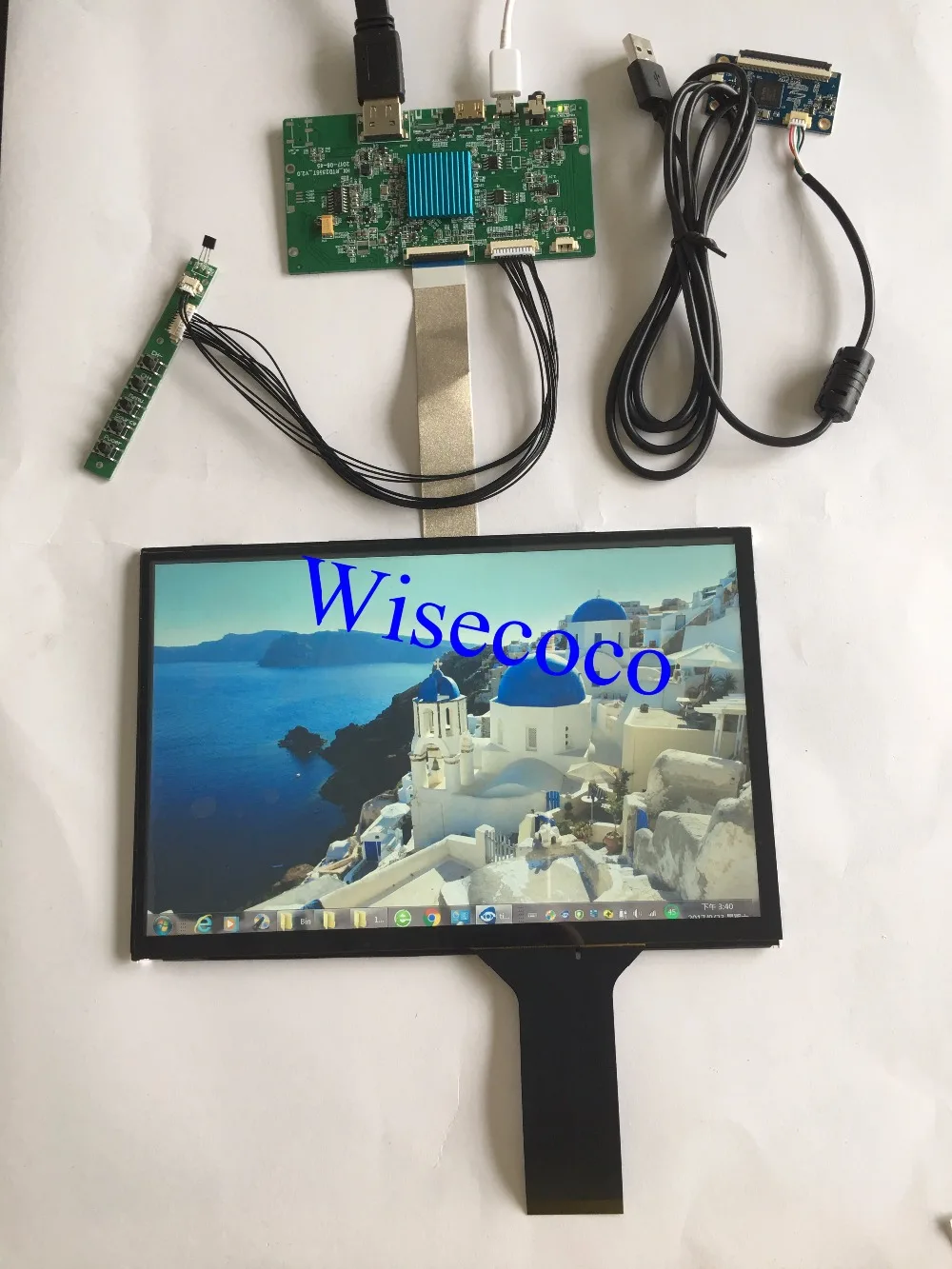 Wisecoco 10 1 дюймов 2 к TFT ЖК дисплей с сенсорной панелью 2560*1600 Высокое Разрешение HDMI