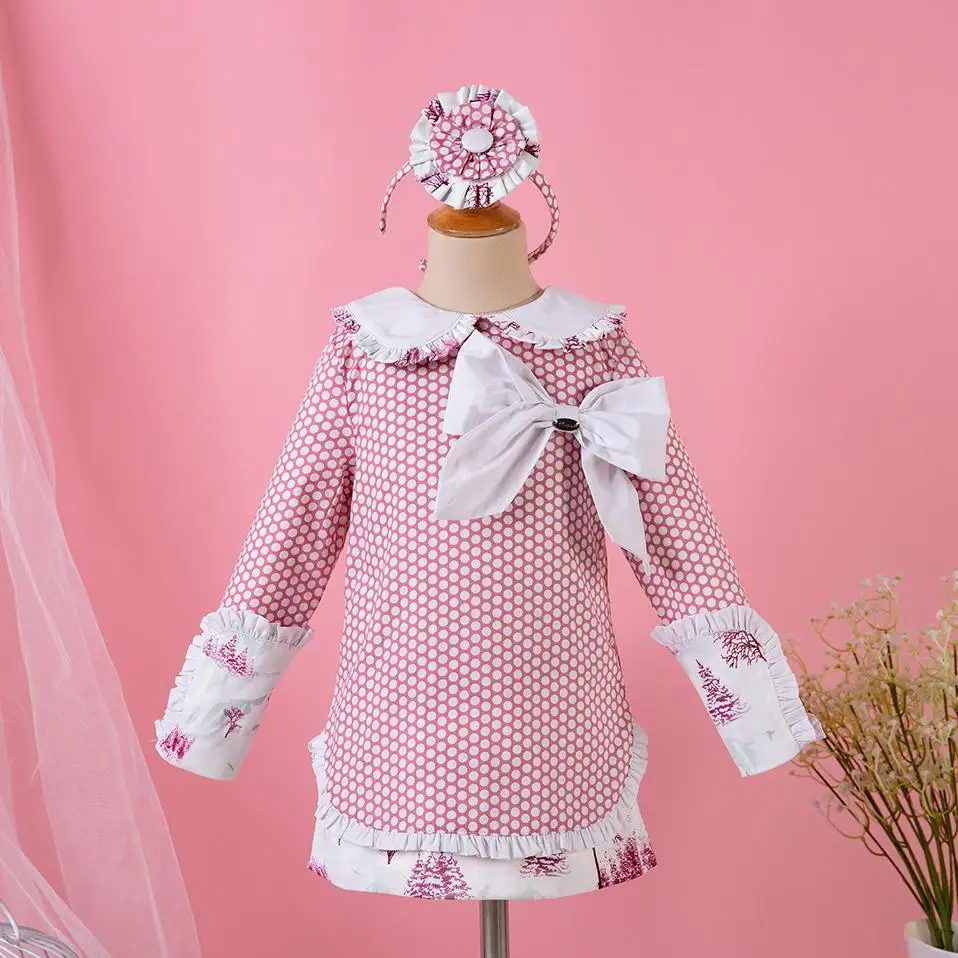 Pettigirl/Эксклюзивное платье для девочек детское в стиле ретро винтажная одежда