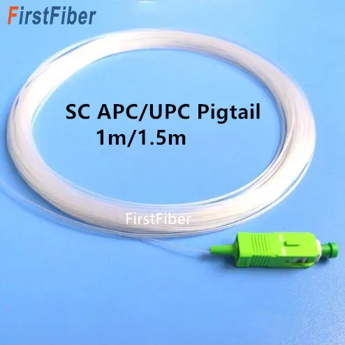 FirstFiber SC APC вывод upc 50 шт. 1 м оптоволоконная косичка 5 одномодовое Симплексное SM