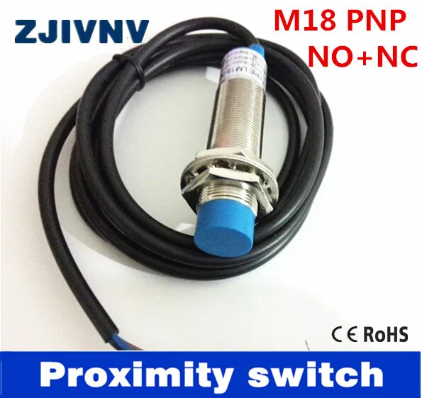 Лучшее качество IP67 M18 PNP NO + NC нормально открытый и близкий Индуктивный переключатель DC6-36V 4 провода Расстояние/металлический датчик
Лучшее качество IP67 M18 PNP NO + NC нормально открытый и близкий Индуктивный переключатель DC6-36V 4 провода Расстояние/металлический датчик
