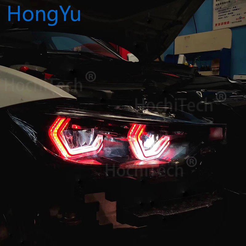 Для BMW 2012 UP M4 F80 F81 F82 F83 аксессуары RGBW многоцветный Знаковый стиль кристалл глаза