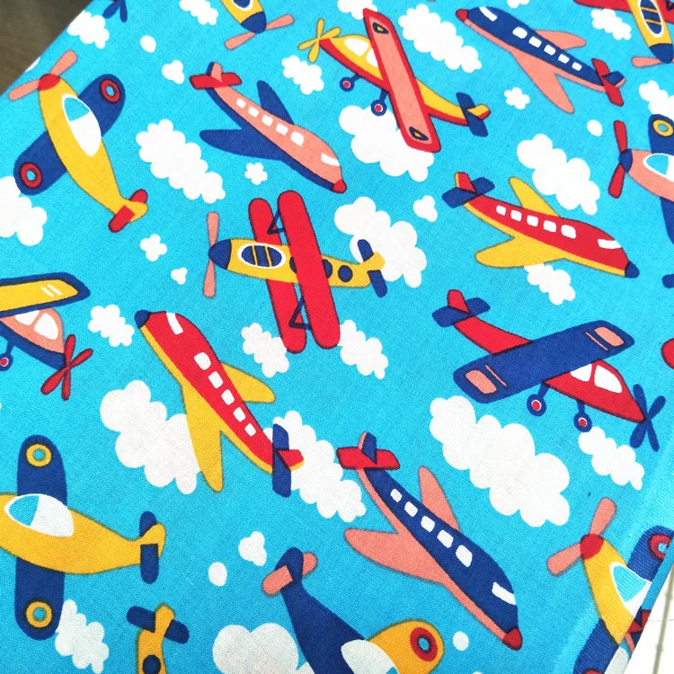 100x110 см любимая игрушка для мальчиков вертолет ткань хлопок простая швейная