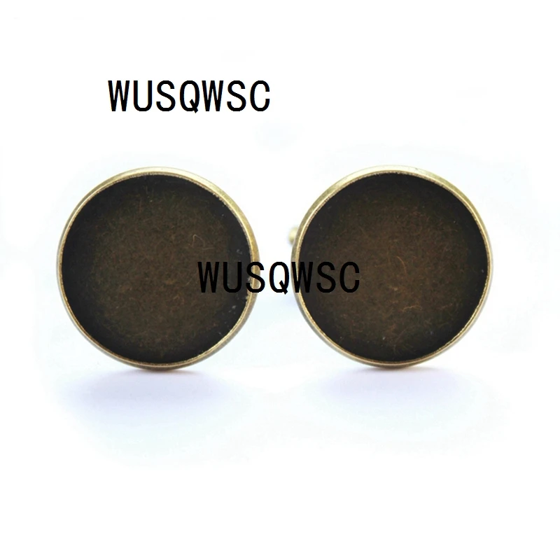 WUSQWSC Запонки Красный флаг Перу оптовая продажа дизайнерский медный материал и