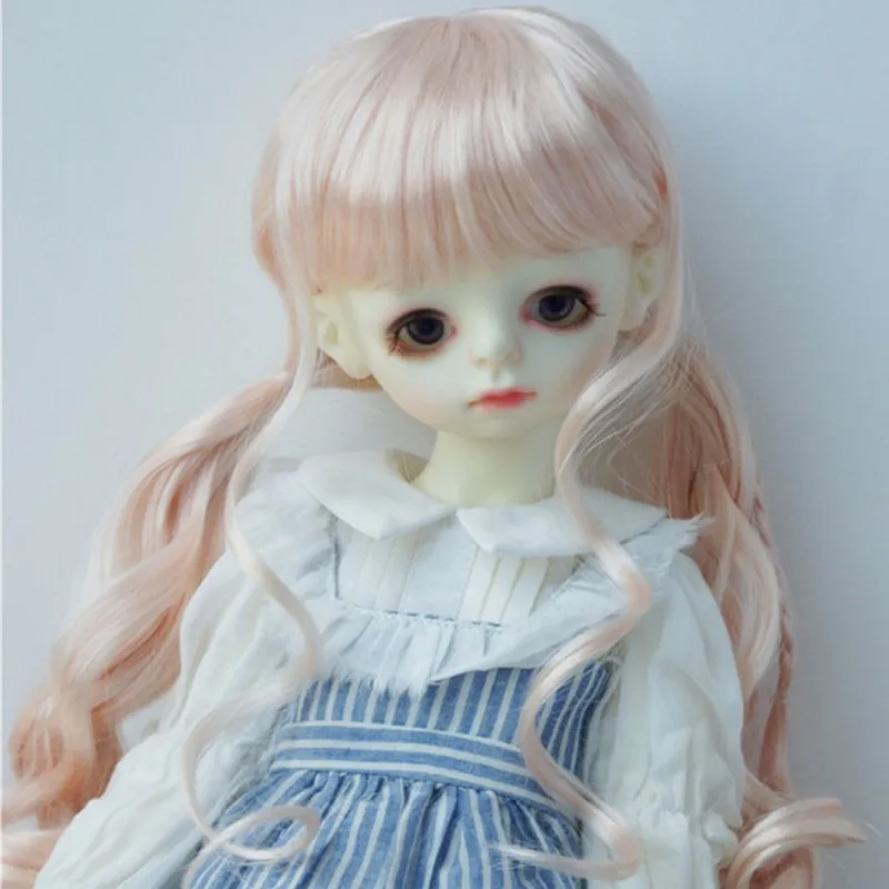 Bjd куклы парики с DIY волос кудрявая коса многоцветный дополнительно 1/6 кукла парик