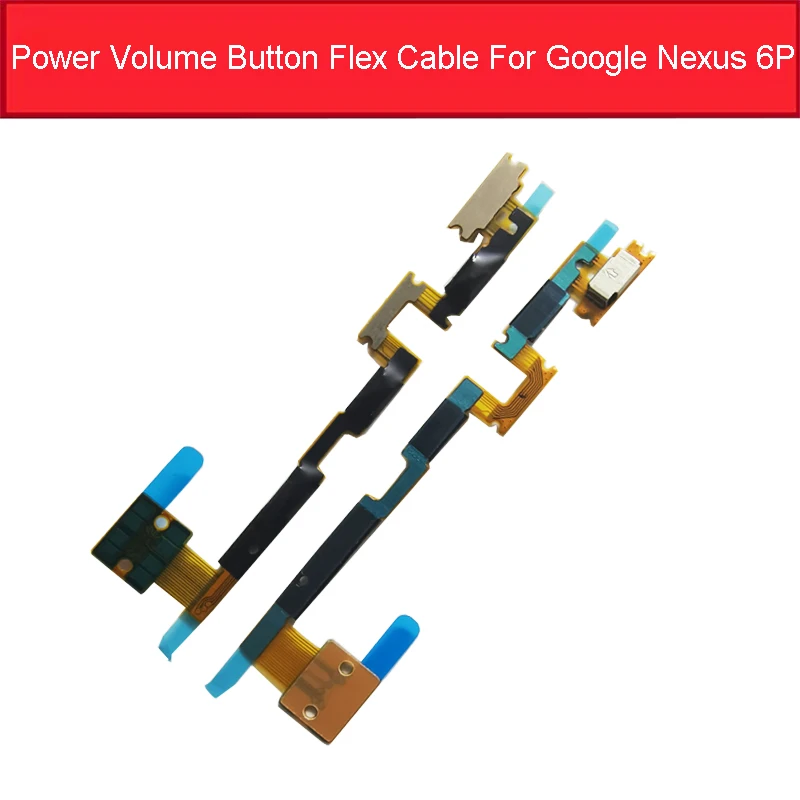 On OFF Power Screen Lock Flex Cable For Google Nexus 6P Volume button Down and up ribbon Switch Button Repair Replacement | Мобильные