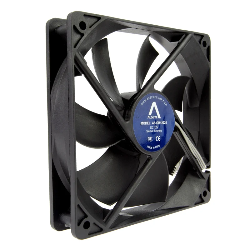 Alseye 120 мм компьютер Вентилятор Cooler 1600 об./мин. 3pin 12 В вентилятор радиатора (10 шт.)