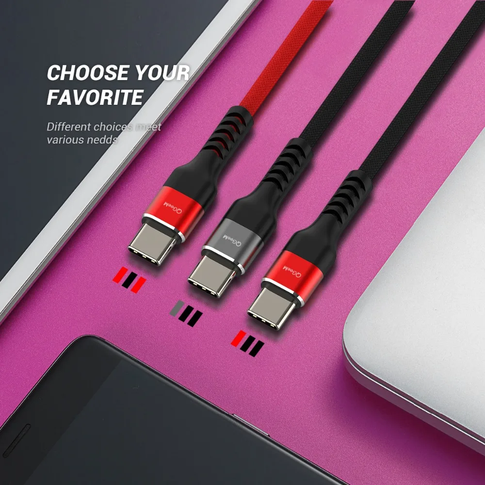 QGEEM USB Type C кабель мобильный телефон Быстрая зарядка зарядное устройство для Samsung