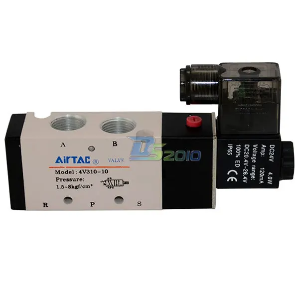 Хорошее качество 3/8 &quotDC 24V 5 way 2 позиционный пневматический Электрический