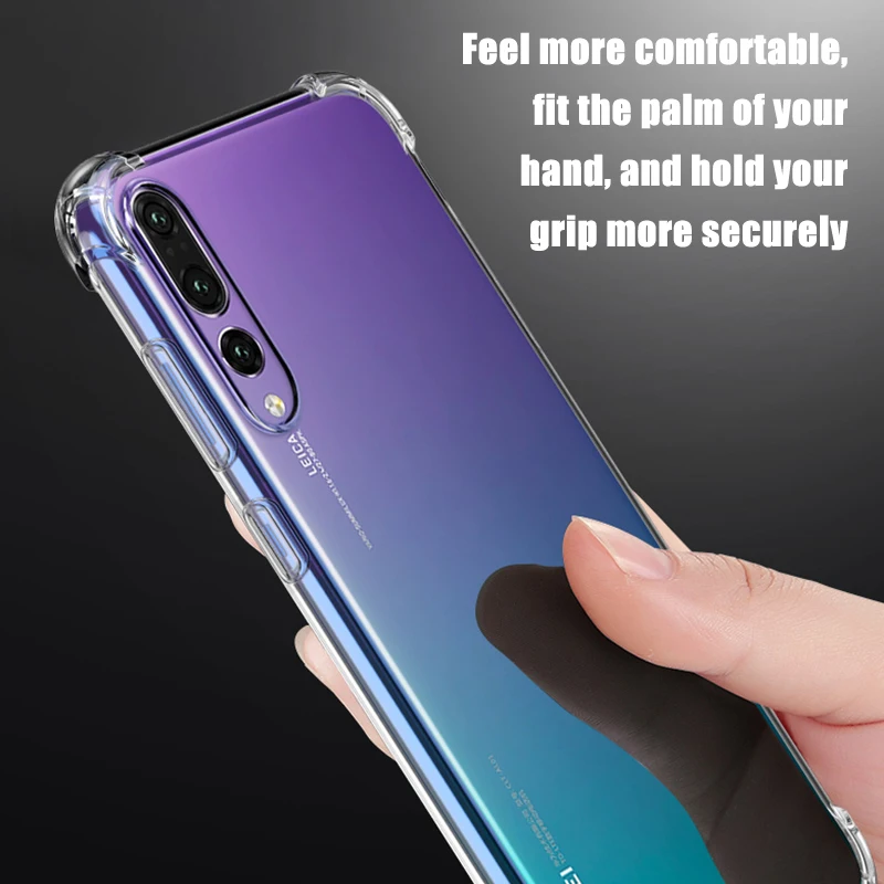 Clear Anti-knock TPU Soft Case For Huawei P20 Lite Mate 10 Pro 20 Nova 3i 3 Transparent Back Coque Honor 9i 9 lite Capa |
