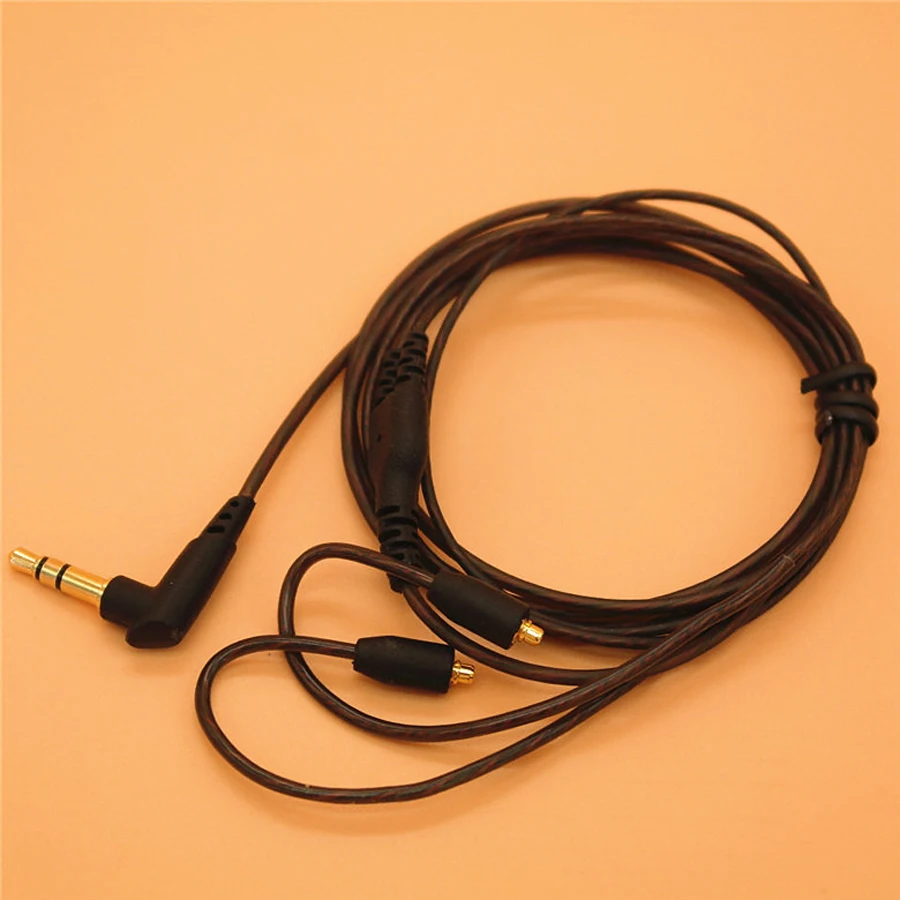 DIY Замена MMCX кабель для Shure SE215 SE535 SE846 UE900 Улучшенный 14 ядер гарнитура аудио iphone и