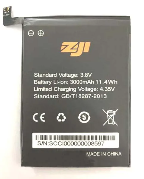 Оригинальный HOMTOM зоджи Z7 телефон аккумулятор 3000 mah 3 8 V для IP68 Водонепроницаемый 4G