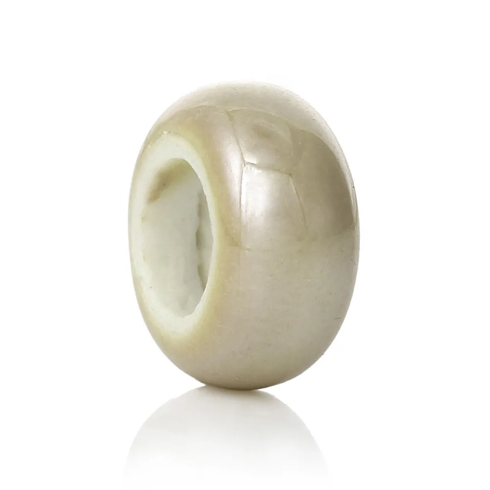 DoreenBeads 2018 популярные новые круглые керамические шарики цвета хаки для