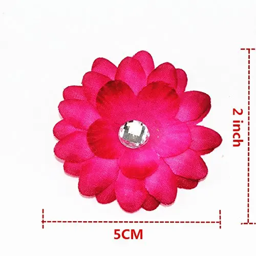 Детские заколки для волос Аллигатор (комплект из 20 шт.) 2 дюйма с цветком