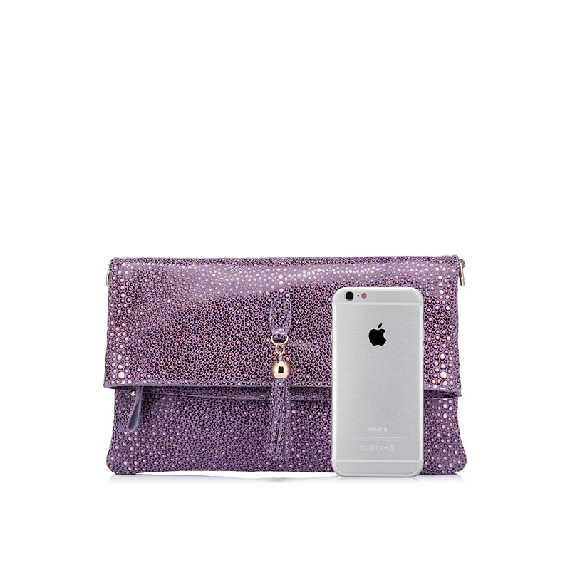 Realer маленькие женщины клатч натуральная кожа сумка женский складной вечерние