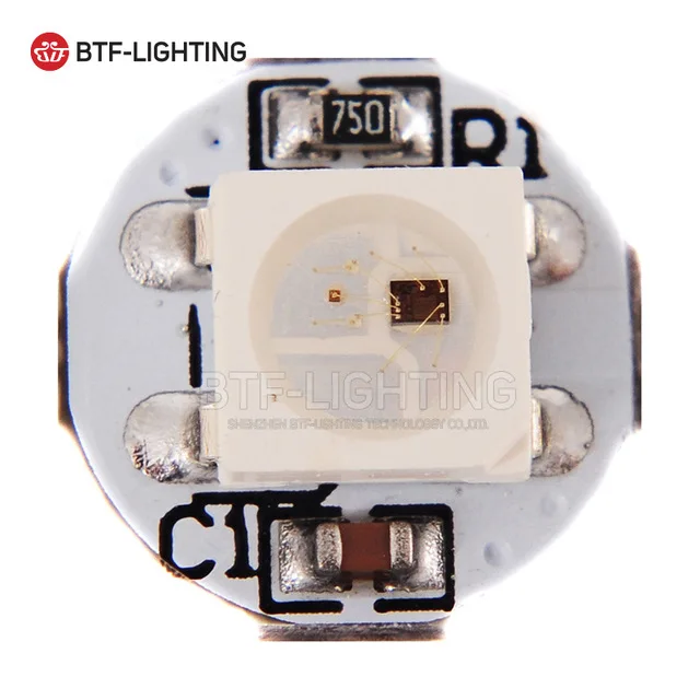 White Led White PCB 10-200 шт. ws2812b светодиодный чип 4pin с радиатором(10 мм* 3 мм) черный/белый PCB DC5V SMD5050 RGB с WS2811 IC BLT in SK6812RGBW - Испускаемый цвет: White Led White PCB