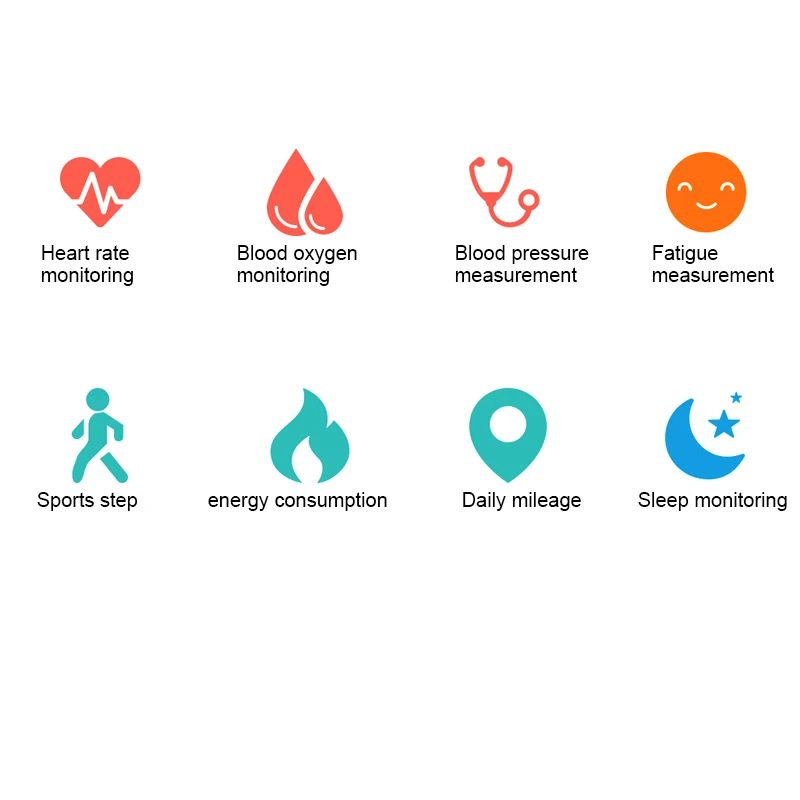 Smart Bracelet Bluetooth Blood Pressure Heart Rate Monitor Waterproof Sport Watch for IOS Android TU-shop | Электроника