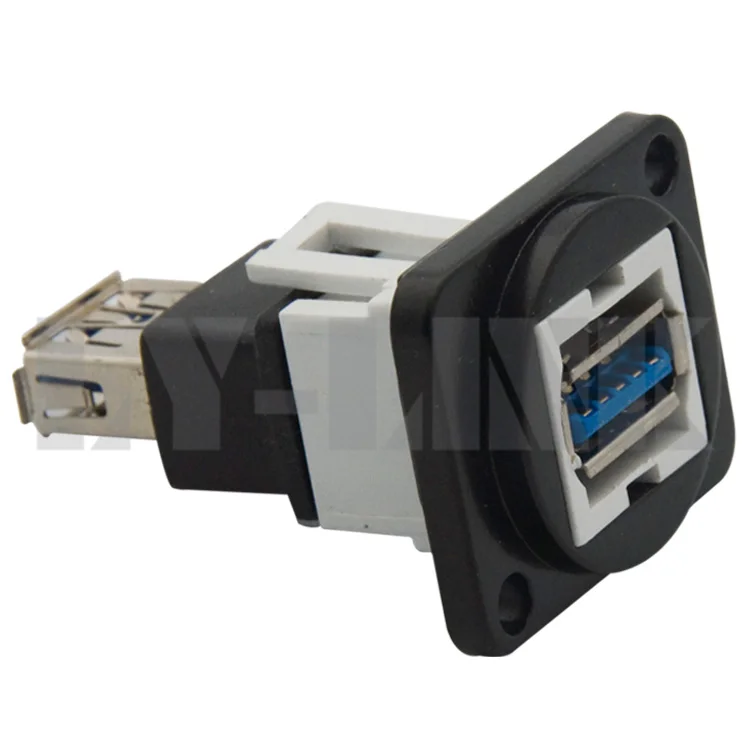 

D type metal USB3.0 female to female connector