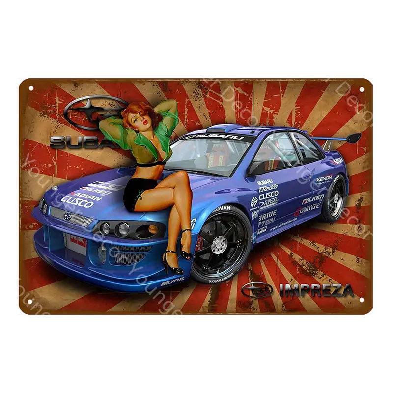 YD9664H Vintage Home Decor Classic Car Bus Truck Campervan Metal Signs Painting Art Poster Garage Pub Bar Plate Wall Plaque YH046 - Цвет: YD9664H