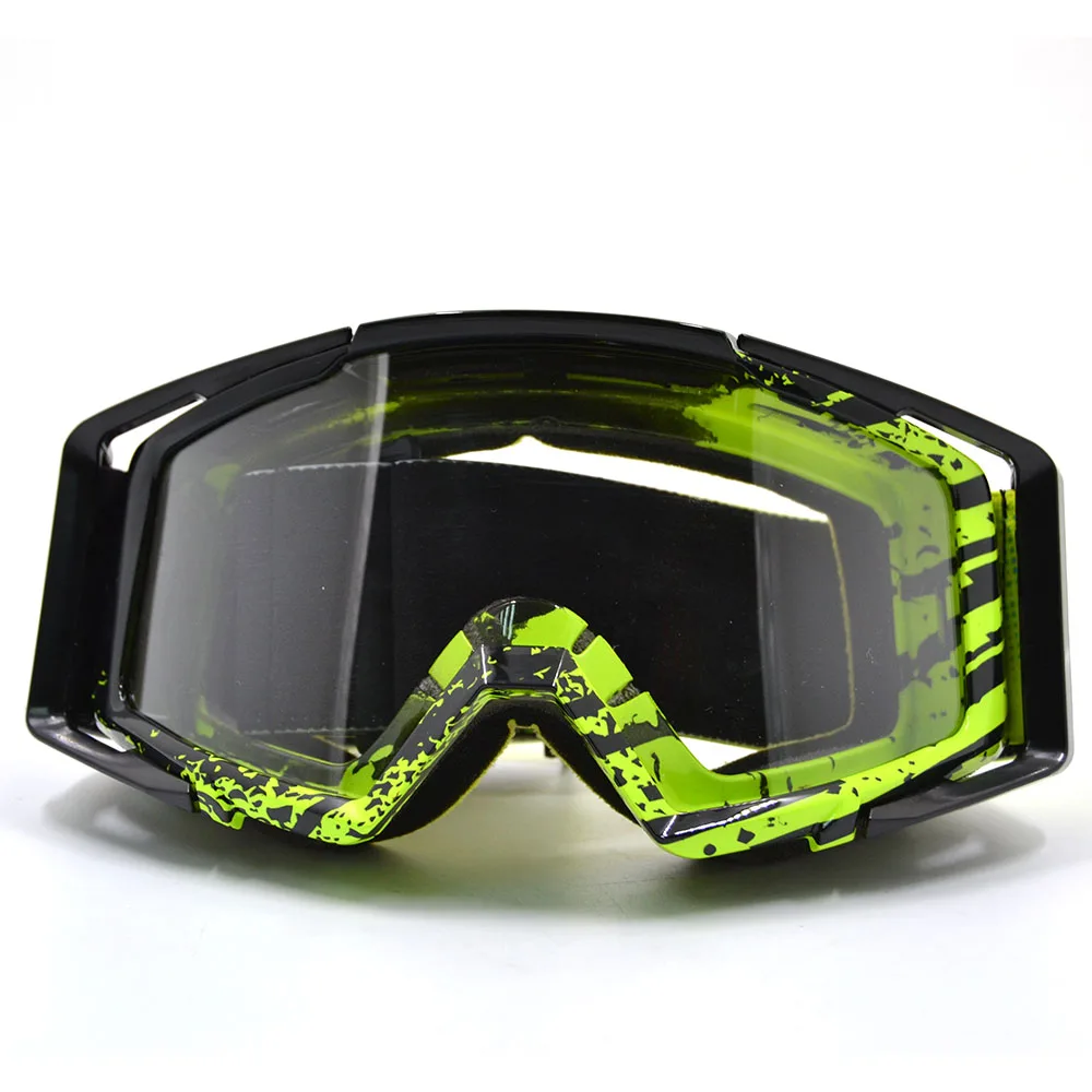 Model 1 Goggles BJMOTO очки для мотокросса мотоциклетные очки ATV прозрачные линзы лыжный шлем очки внедорожные для Kawasaki z750 z800 z1000 YZF MT 07 - Цвет: Model 1 Goggles