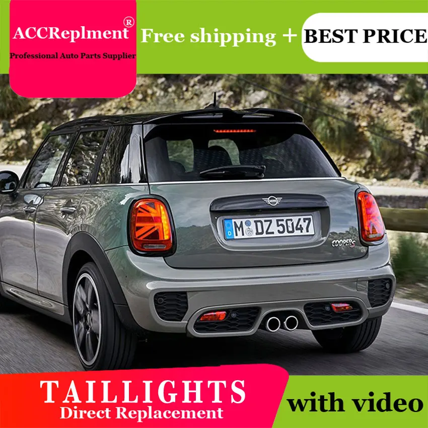 4 шт. стайлинга автомобилей для MINI Cooper хвост светильник s 2014 2018 cooper светодиодный