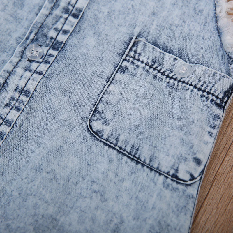 2017 модный Повседневный хлопковый джинсовый однобортный комбинезон без рукавов с