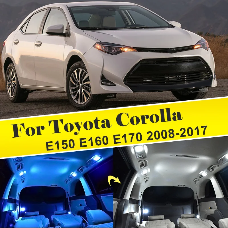Tcart T10 W5W автомобисветодиодный светодиодные лампы для внутреннего освещения Toyota