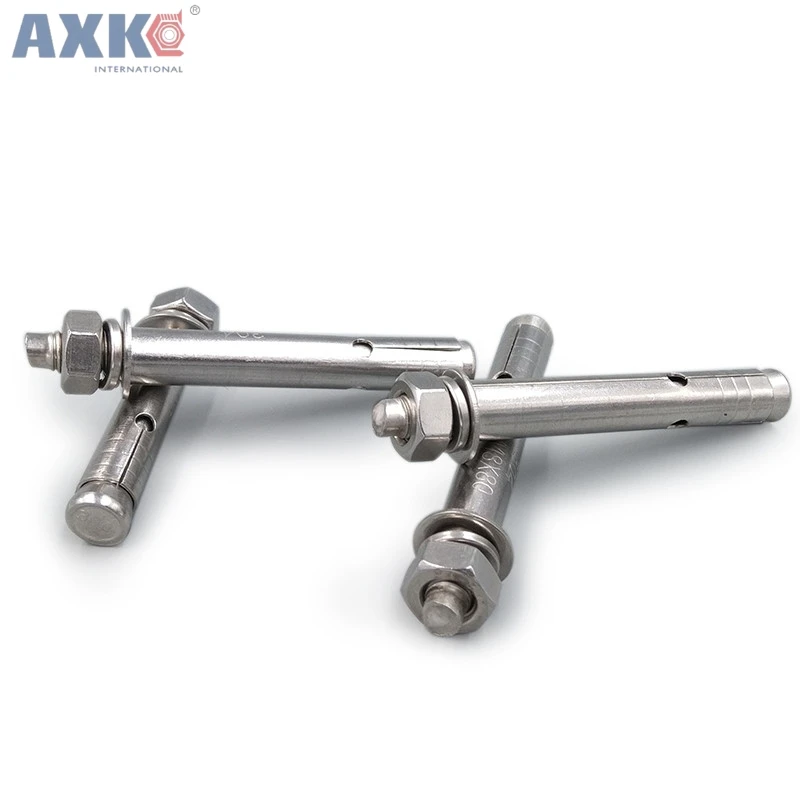 AXK 1pcs M10X100 mm M10*100 304 stainless steel expansion bolt screw Ceiling house lizard screws | Обустройство дома