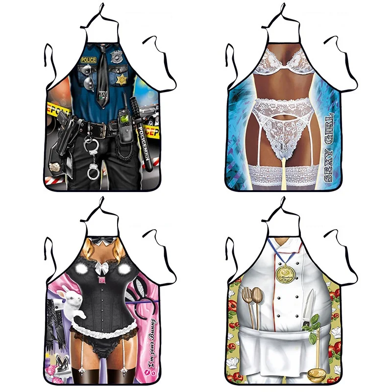 WOFO Creative Sexy Funny and Aprons Superman Police Can Be Party Birthday Gift Kitchen Tool | Дом и сад