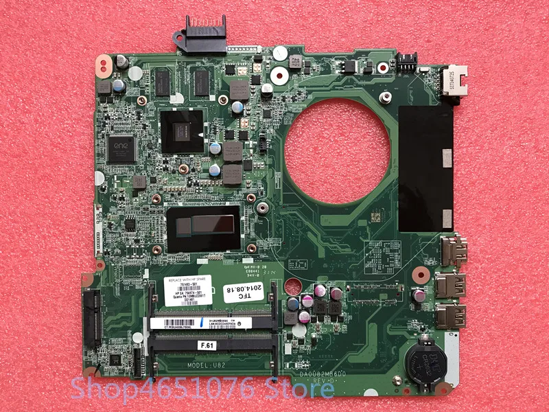 XIWANG 751493-001 751493-501 751493-601 для hp 15-N серии Материнская плата для ноутбука i7-4500 ЦП DA0U82MB6D0
