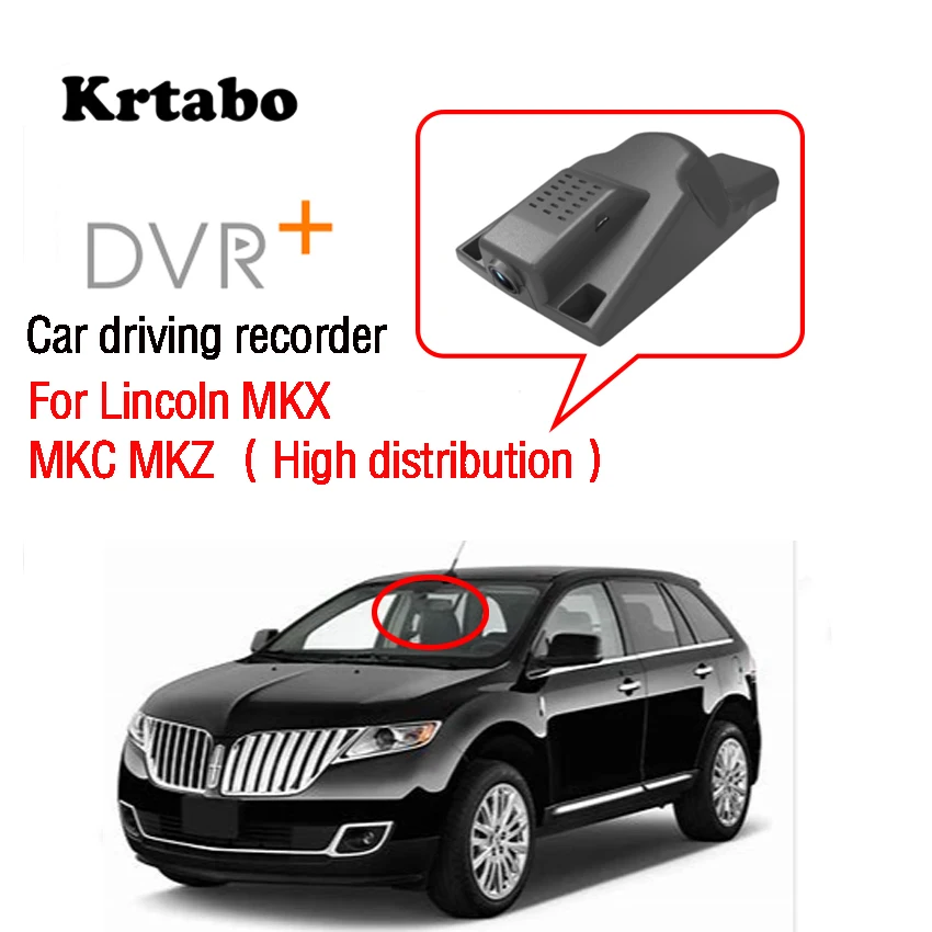 Автомобильный видеорегистратор Wi-Fi камера для Lincoln MKX MKC MKZ high с приложением