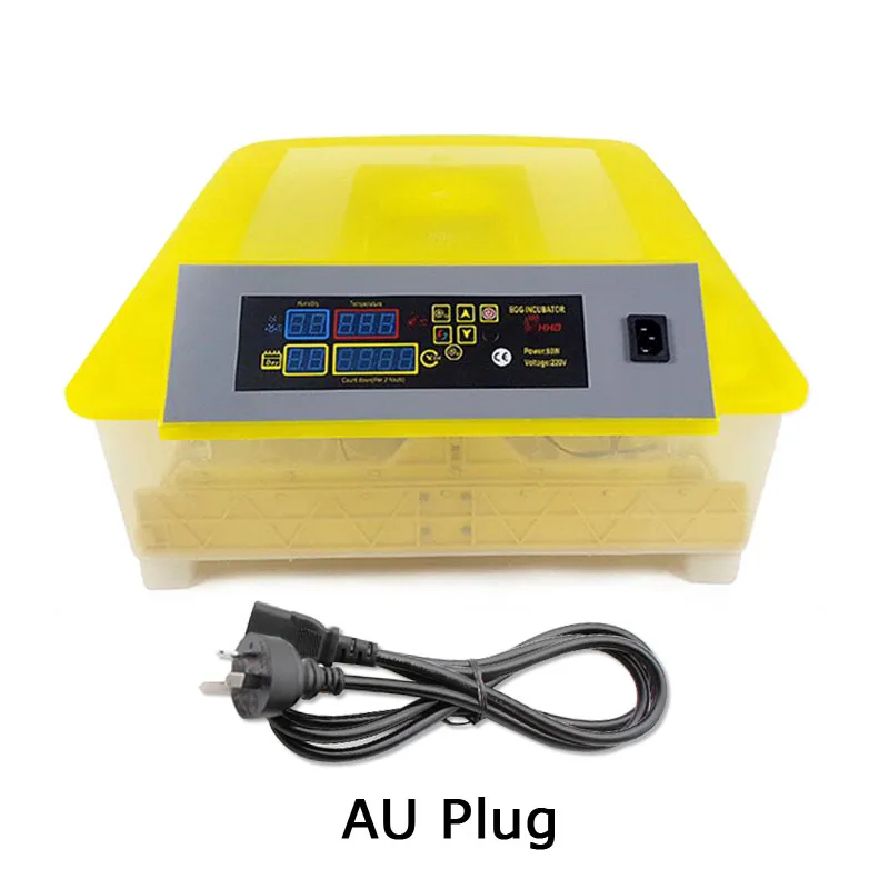 Australian plug Полностью автоматическая утка перепелиное яйцо инкубаторы для куриных яиц птичий инкубатор оборудование полностью и - Цвет: Australian plug