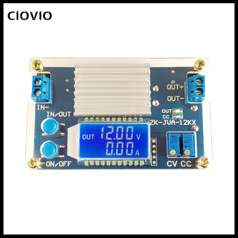 

DC 0-32V 12A Constant Voltage Current LCD digital Voltage Current Display Adjustable Buck Step Down Power Supply Module Board