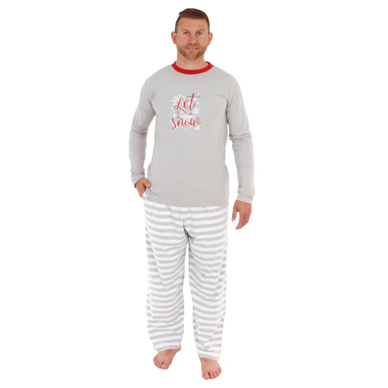2018 Новое поступление рождественские топы с длинными рукавами и штаны Pijames