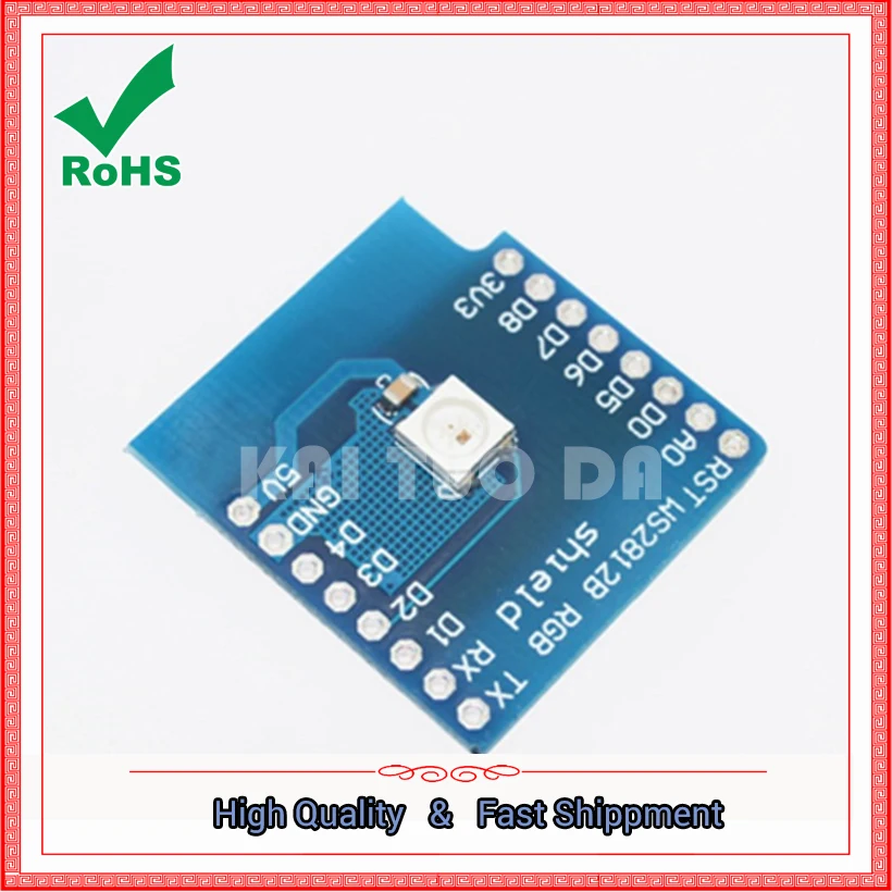 Полноцветный модуль W2812 RGB для D1 мини плата расширения Wi Fi обучения привода RGB|wifi