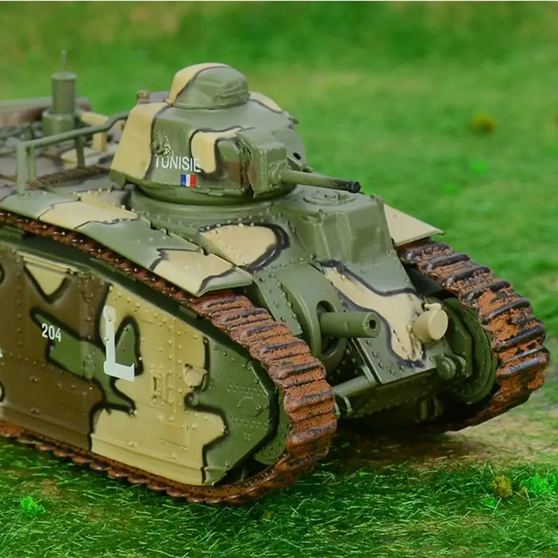 Предварительно встроенный 1/72 масштабе Char B1 французский Средний бак пробойник