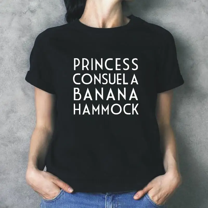 Принцесса Consuela банан гамак модная женская футболка с длинным рукавом Лето