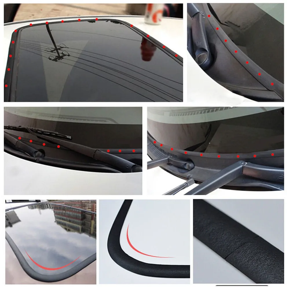 5 м полосы для шпатлевания отделка литье для лобового стекла автомобиля Sunroof треугольный оконный утеплитель